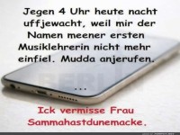 Wenn der Musiklehrer zum Nachtgespenst wird