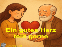 Ein gutes Herz teilt gerne