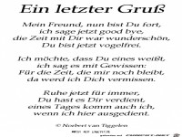 ein letzter gruss 