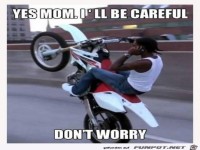 Ich bin vorsichtig Mutti