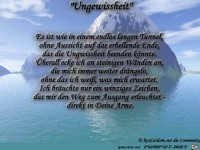 Ungewissheit...