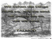 wir sehen die Dinge
