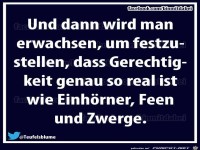 Und dann wird man erwachsen...