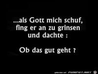 ob das gut geht