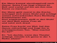 sternhagelvoll nach Hause....