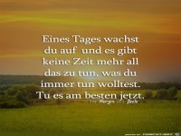 Eines Tages wachst du auf