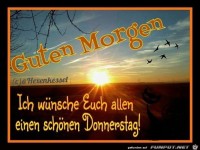 Euch allen einen schoenen Donnerstag
