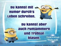 mit Humor durchs Leben........