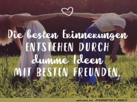 Die besten Erinnerungen entstehen durch Ideen