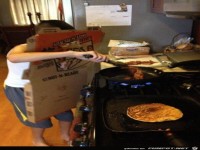 Wenn keine Sch�rze zur Hand ist