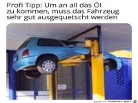 Erst mal ausquetschen