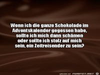 Schoki ist alle