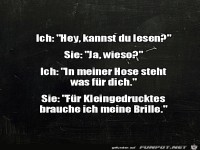 Kannst du lesen?