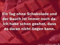 Ohne Schokolade