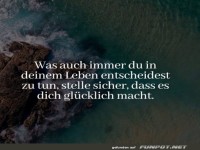 Was auch immer du entscheidest
