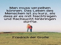 Vergeben macht das Leben leichter!