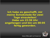 Ich habe es geschafft