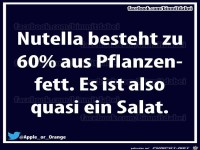 Nutella besteht...
