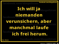 diegeilsten Verunsichern