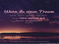 Wenn du einen Traum hast
