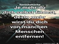 Je mehr du dich selbst findest