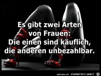 Es gibt zwei Arten von Frauen