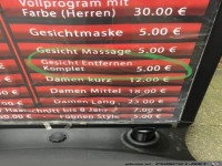 Komplette Gesichtsentfernung