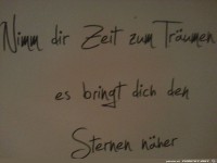 Nimm dir Zeit zum Tr�umen