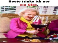 Nur ein Glas