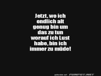 Zu m�de