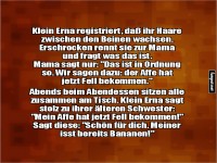 Klein Erna und der Affe
