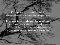 Hre auf, stets zu vergeben