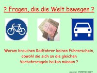 Fahrradfahren: Lizenz zum Strampeln?