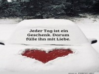 Schneeliebe im Autobahn-Slalom