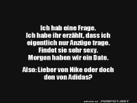 Ich trage nur Anz�ge