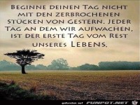 Der erste Tag