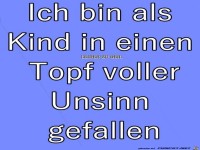 Ich bin als Kind...
