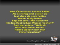 Zwei �sterreicher kochen Kaffee