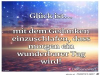 Glck ist...