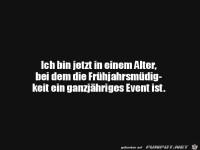 Fr�hjahrsm�digkeit ist ganzj�hrig