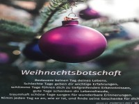 Botschaft zu Weihnachten