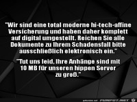 Sehr modern