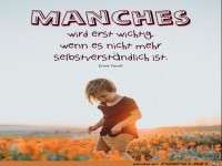 Manches wird erst wichtig