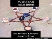 Kaffee-Beschwrung am Morgen