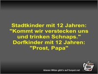 Stadtkinder mit 12 Jahren