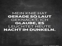 Knackendes Knie: Neues Nachtlicht entdeckt!