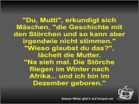 Die Geschichte mit den Störchen