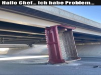 H�henangst im Tieflader!