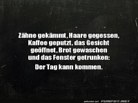 Morgenroutine: Alles ist relativ!