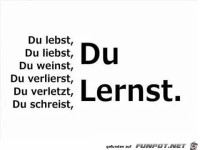 du lernst